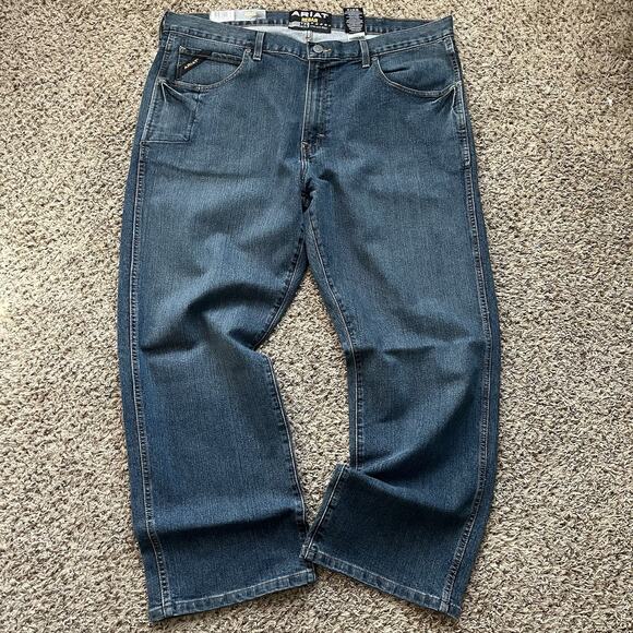 Ariat Rebar M4 Low Rise Boot Jeans Men's 42x30Cowboy Rodeo Ranch New - Picture 10 of 14